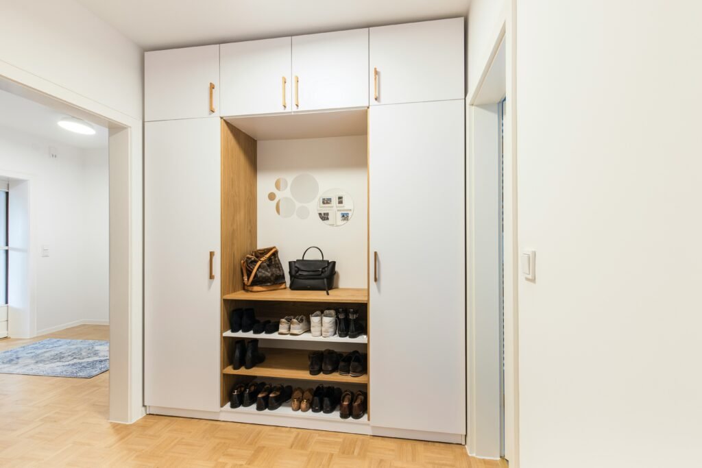 Luxury walk-in wardrobe design and installation in Cheltenham